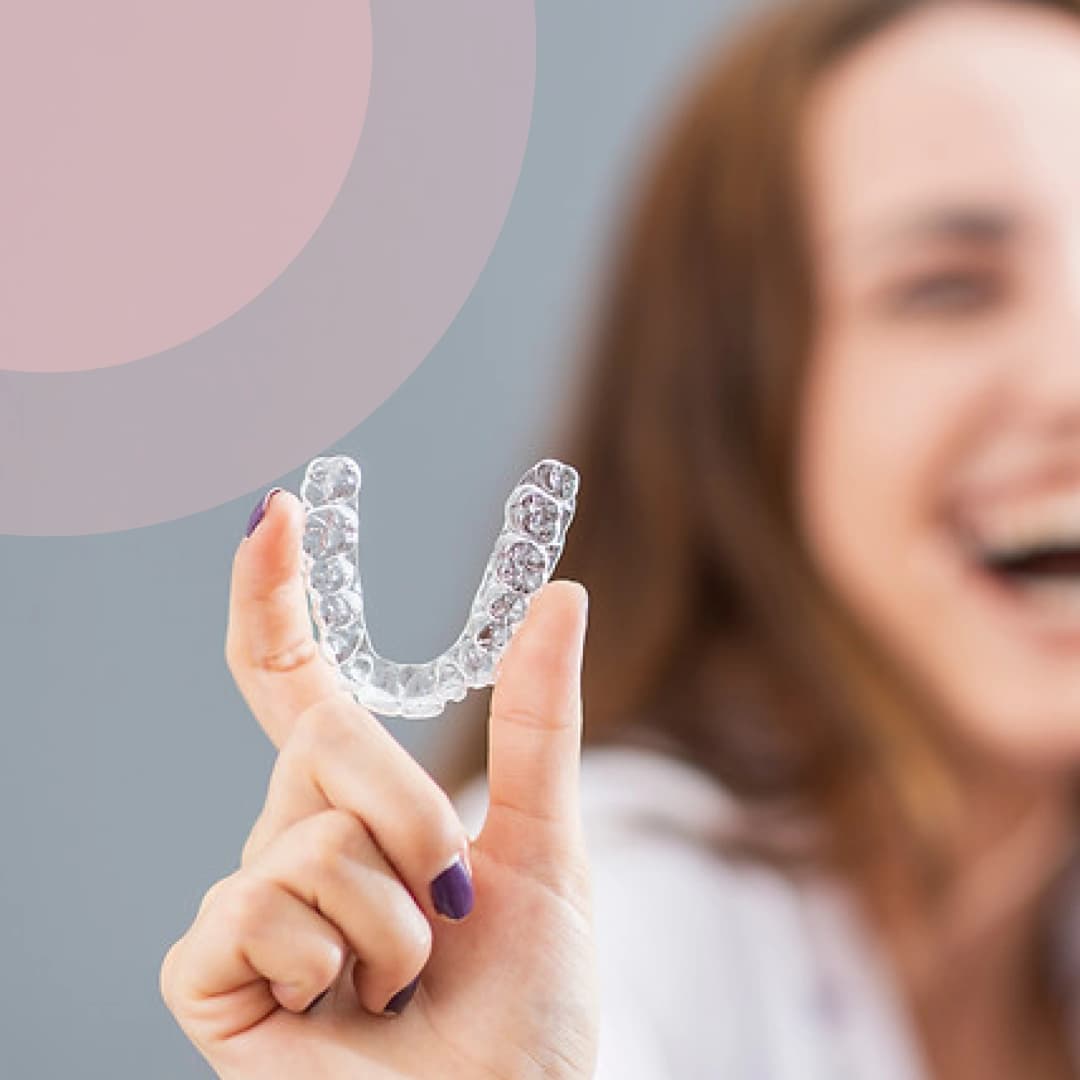 Paciente com Invisalign